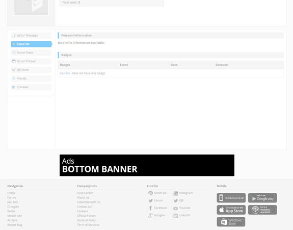 Ads inventory Home User (After Login)